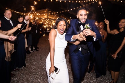 Bridal Bliss: Curtis And Aisha’s Wedding Was As Romantic As It Gets