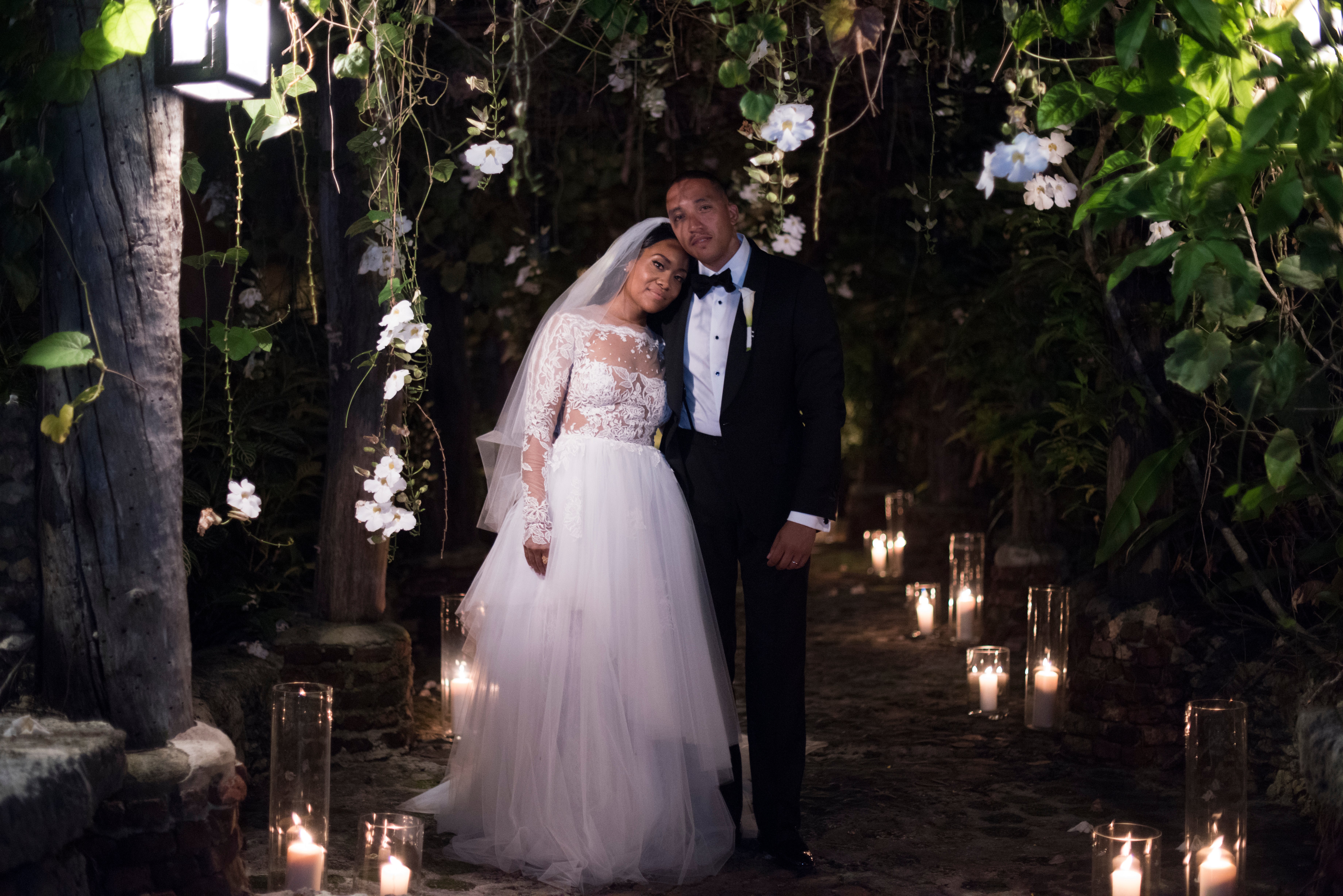Bridal Bliss: Rhudy and Christina's Island Wedding Was Simply Beautiful
