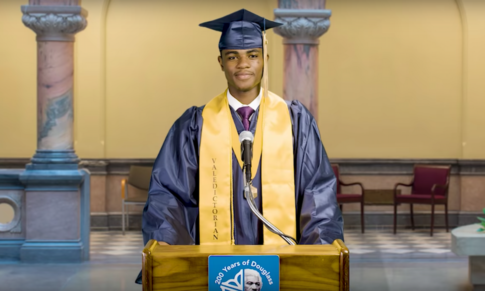 First Black Valedictorian Speaks At City Hall After High School ...