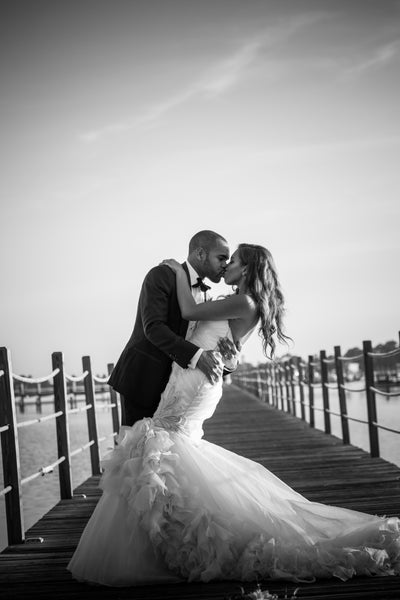 Bridal Bliss: Maurice and Angelina’s Oceanfront Wedding Was Absolute Beach Chic