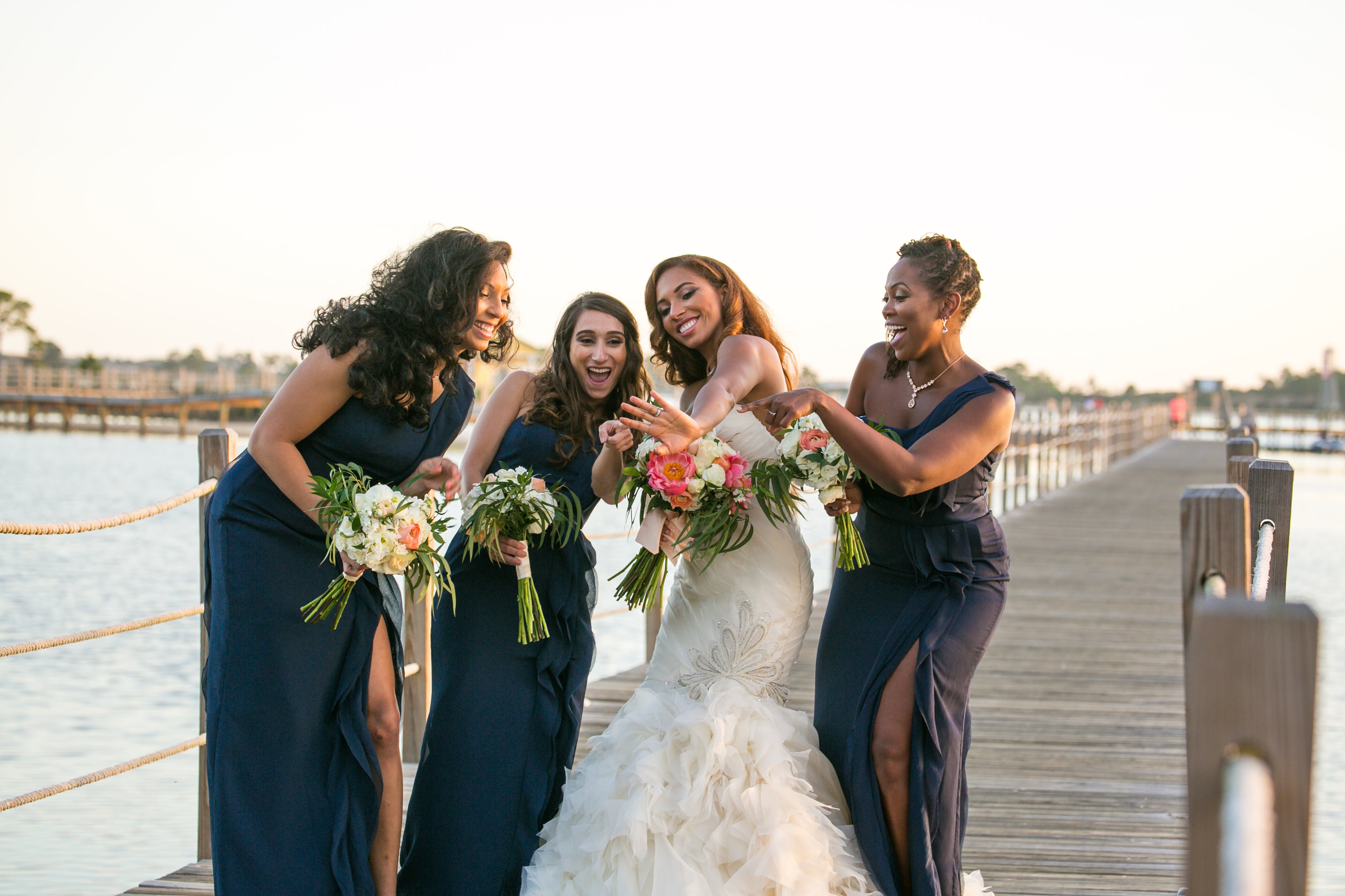 Bridal Bliss: Maurice and Angelina's Oceanfront Wedding Was Absolute Beach Chic
