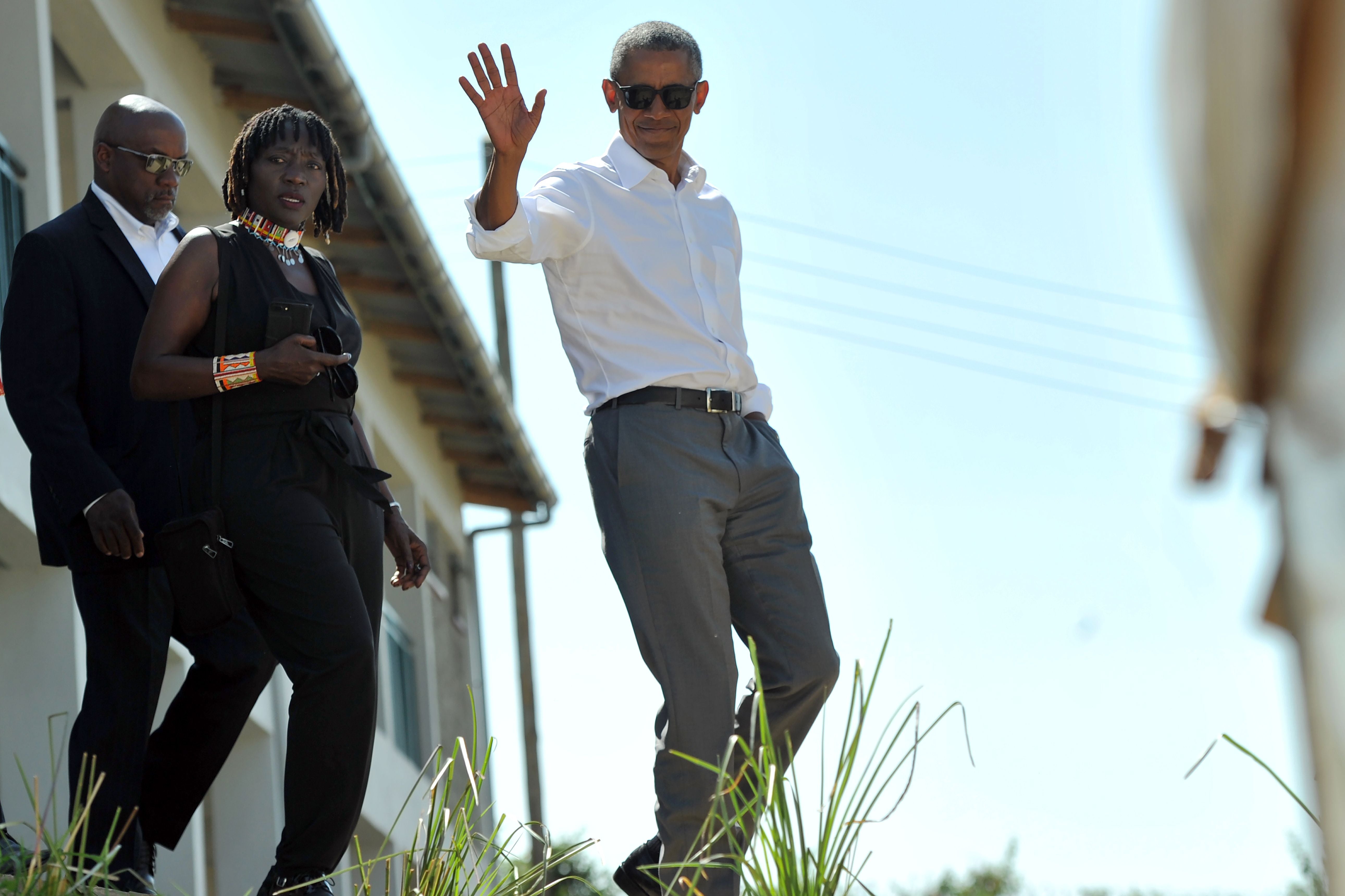 See Photos Of President Barack Obama's Historic Visit To South Africa And Kenya 
