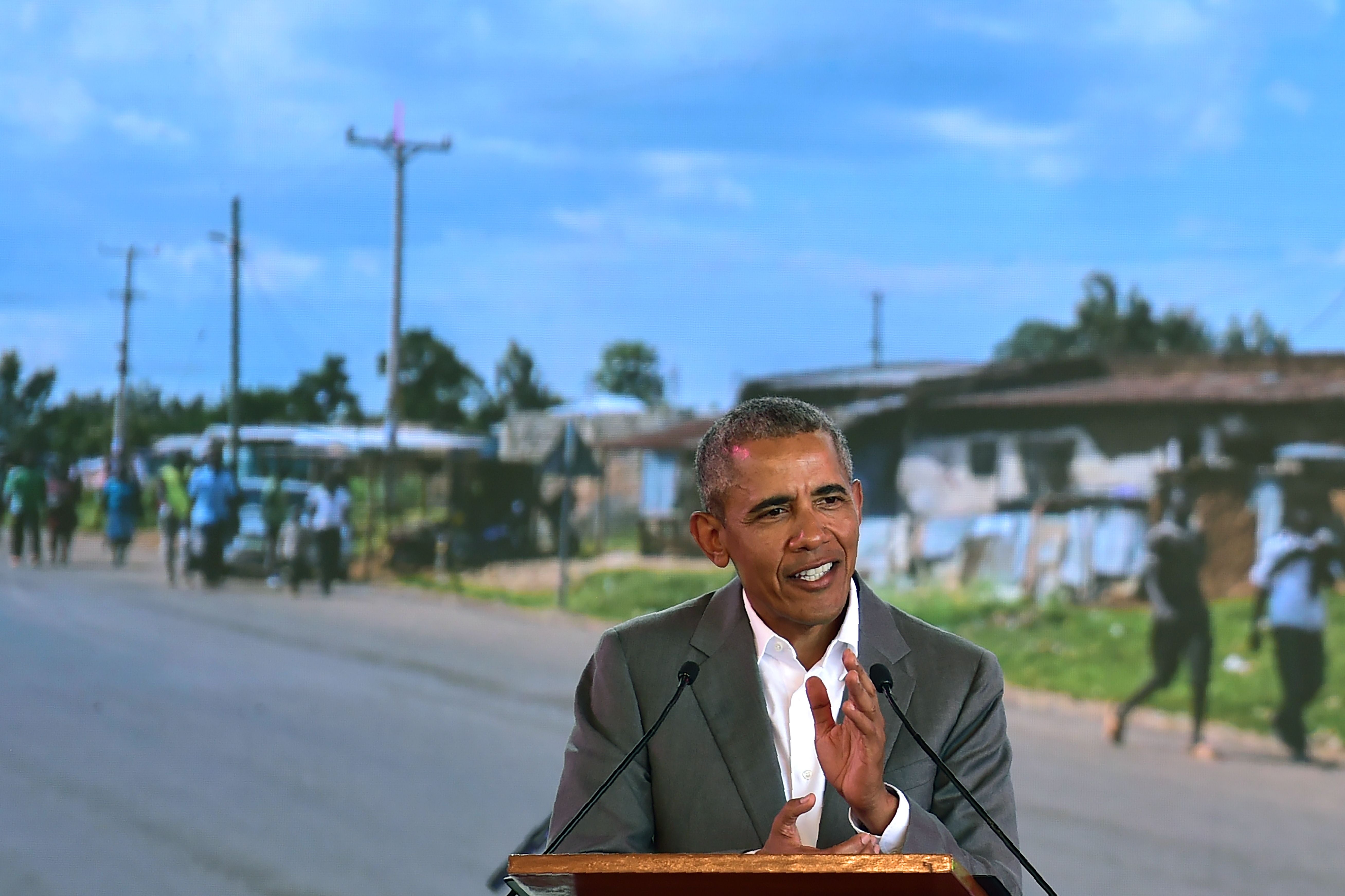 See Photos Of President Barack Obama's Historic Visit To South Africa And Kenya 
