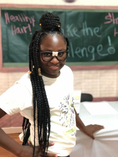 Black Girl Magic Alert! This Nine-Year-Old Has A New Challenge Encouraging Black Girls To Love Their Natural Hair