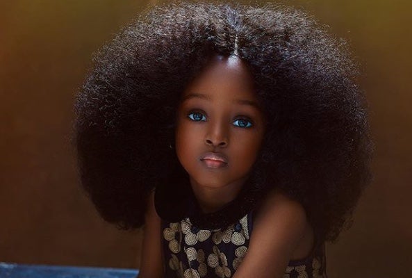 Nigerian 5-Year-Old’s Photo Goes Viral, Labeled Most Beautiful Girl In The World