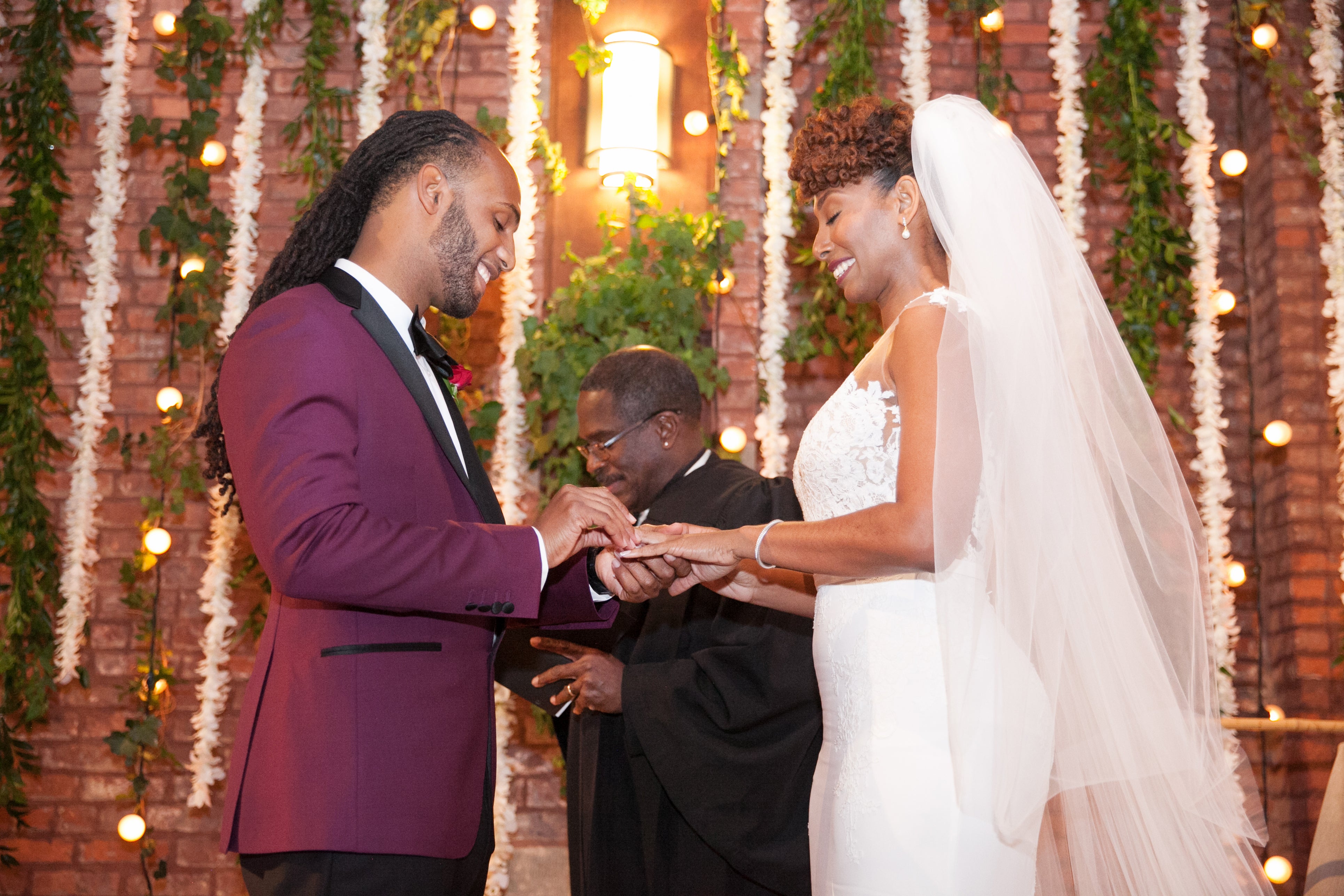 Bridal Bliss: Cute Brooklyn Wedding Alert! See Elijah And Jameelah's Beautiful Big Day