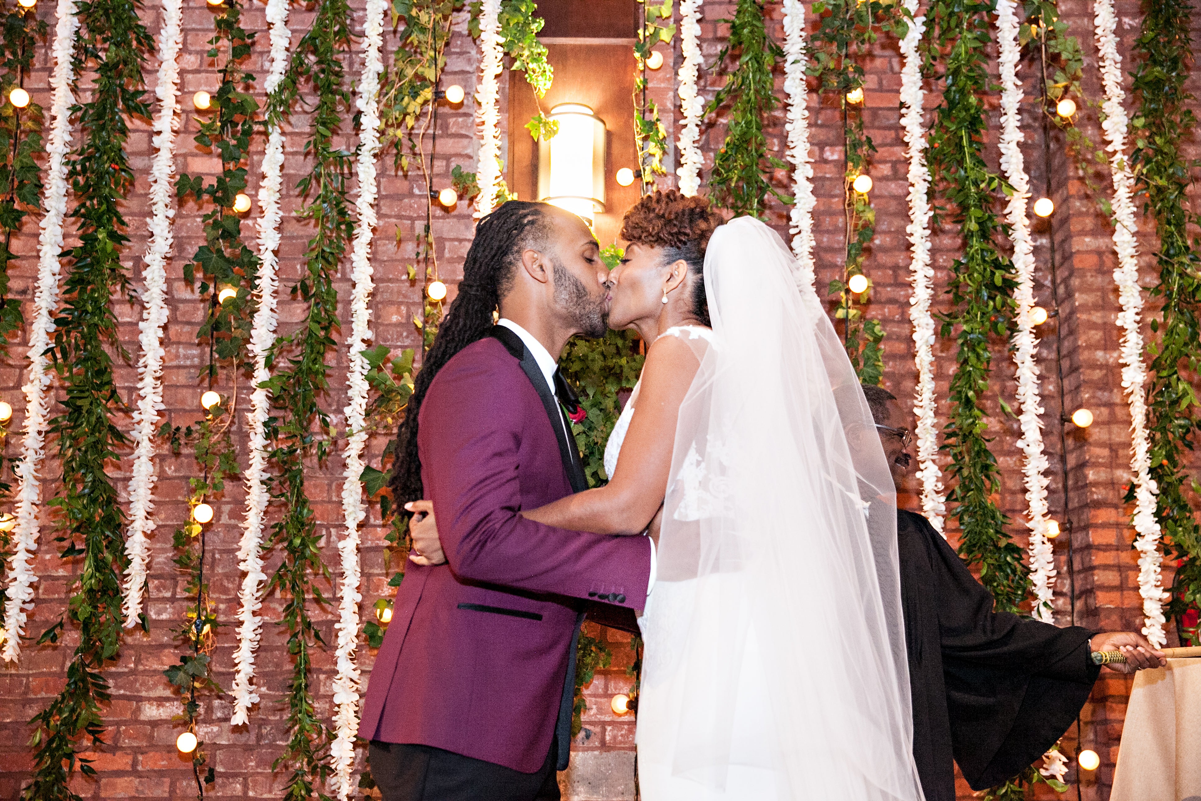 Bridal Bliss: Cute Brooklyn Wedding Alert! See Elijah And Jameelah's Beautiful Big Day