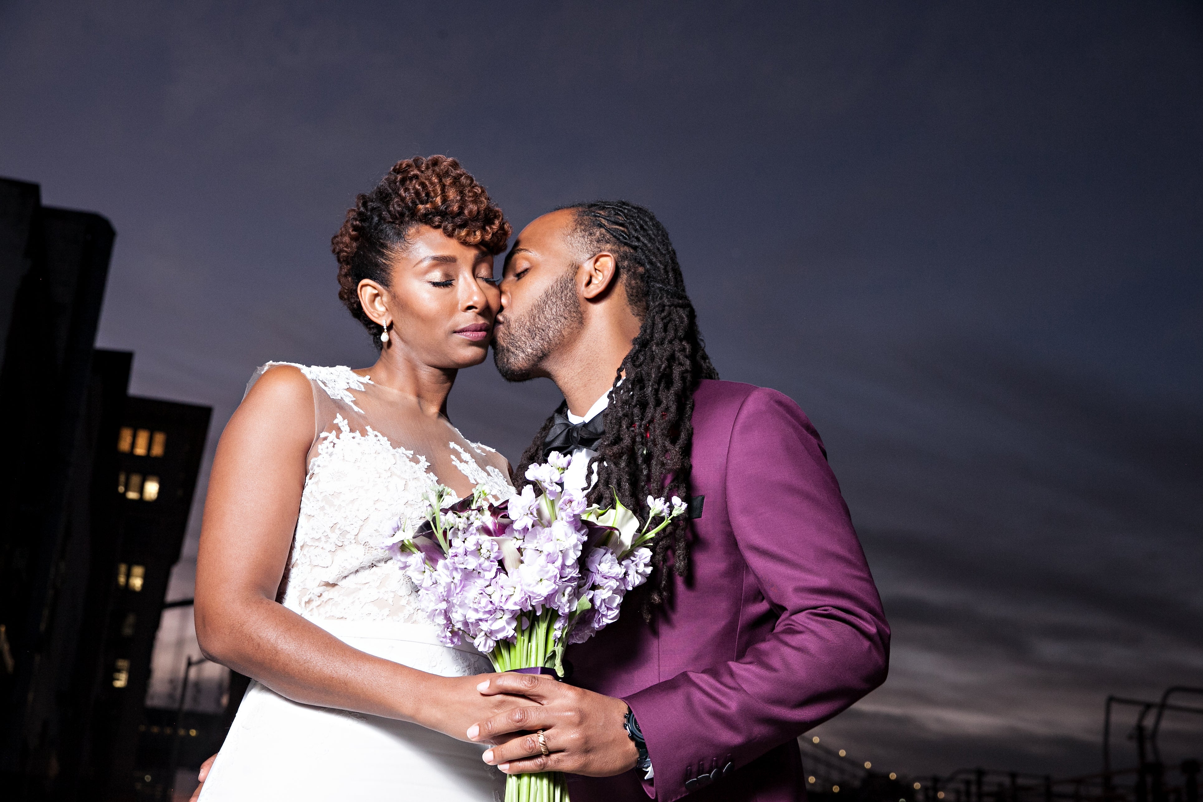 Bridal Bliss: Cute Brooklyn Wedding Alert! See Elijah And Jameelah's Beautiful Big Day
