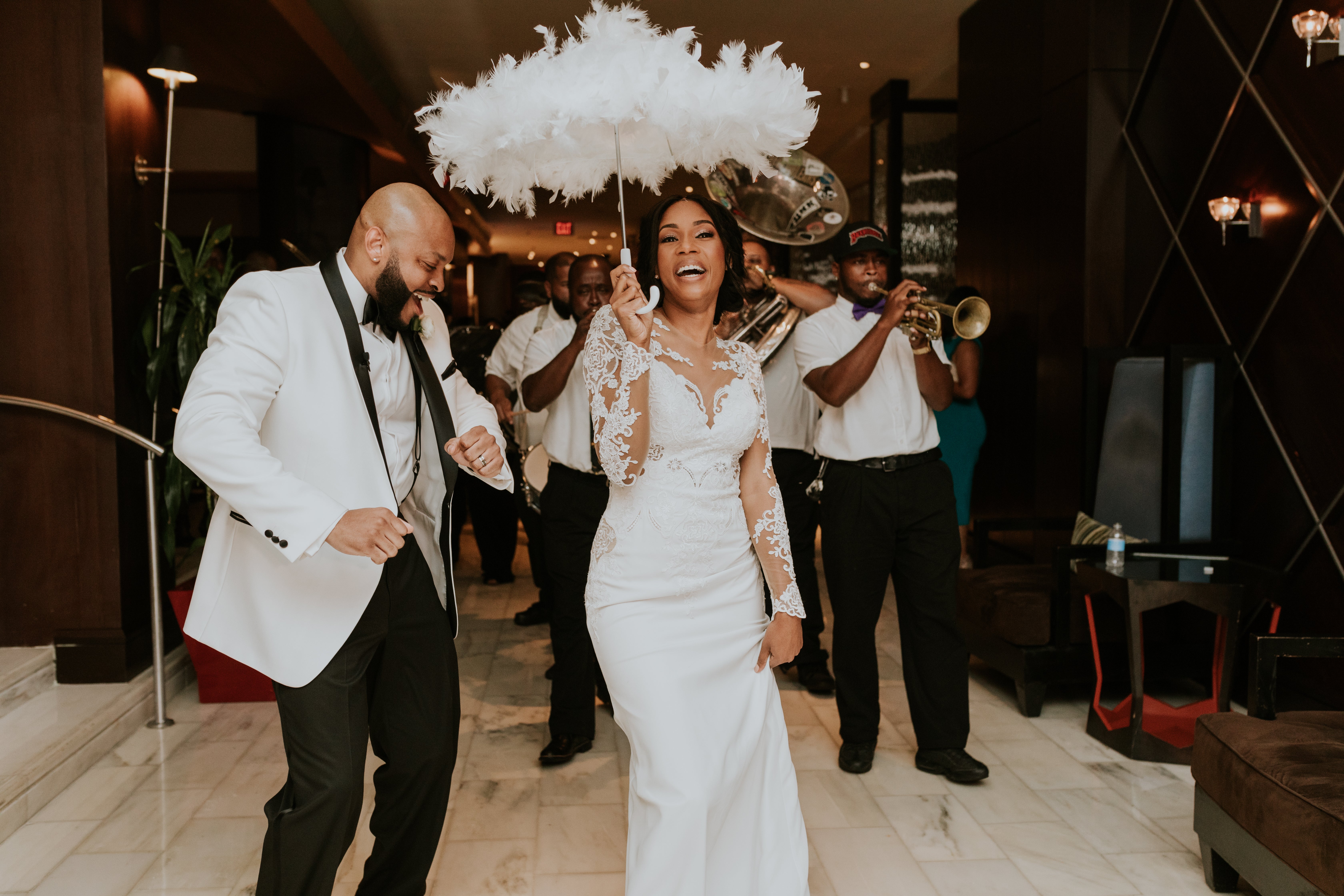 Bridal Bliss: Terrel And Jennifer's New Orleans Wedding Was White-Hot!