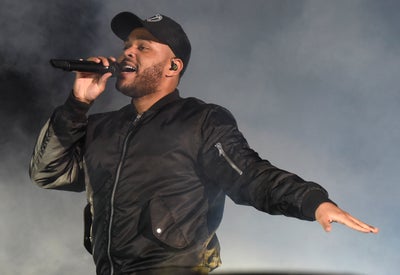 The Weeknd Barely Misses Being Hit By Stage Equipment