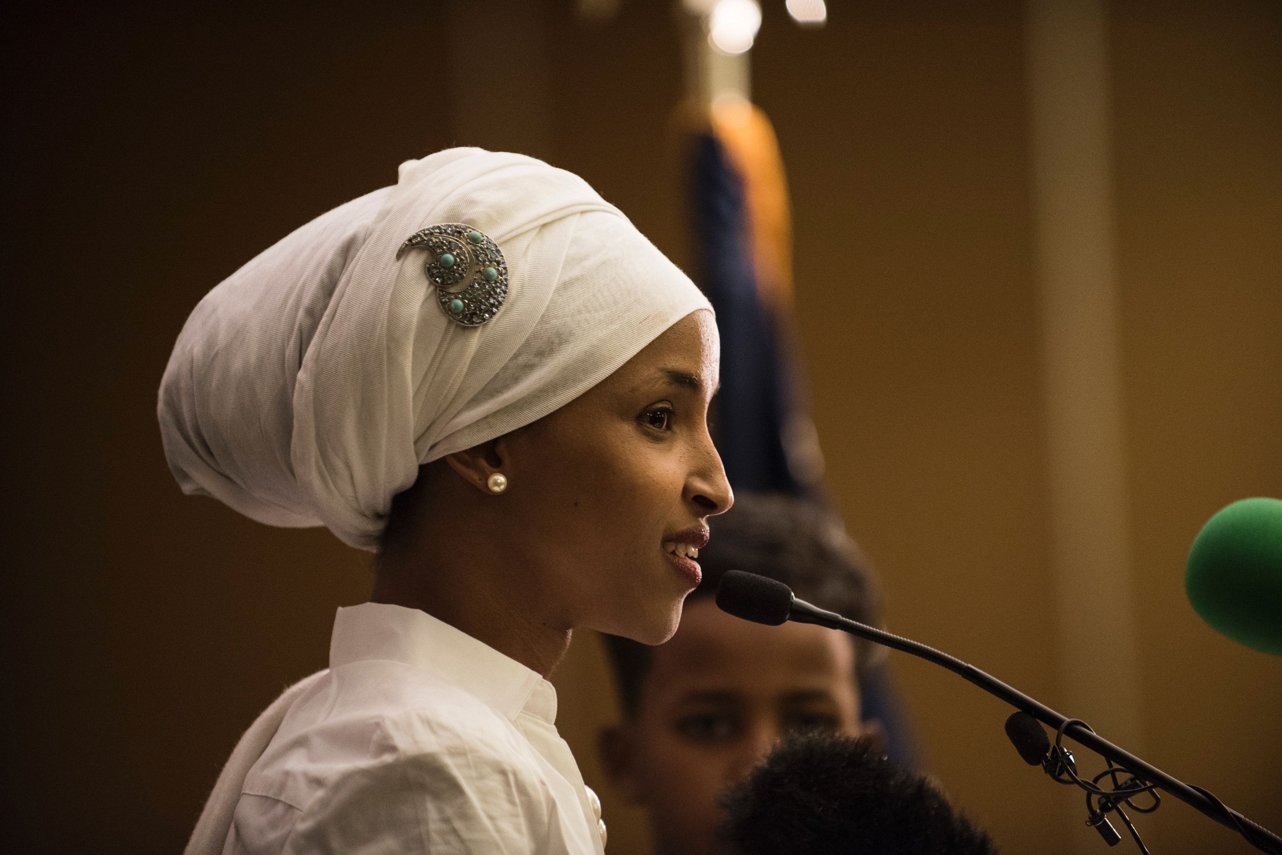 #IStandWithIlhan: Dems Support Rep. Ilhan Omar After Trump's Islamaphobic Tweet