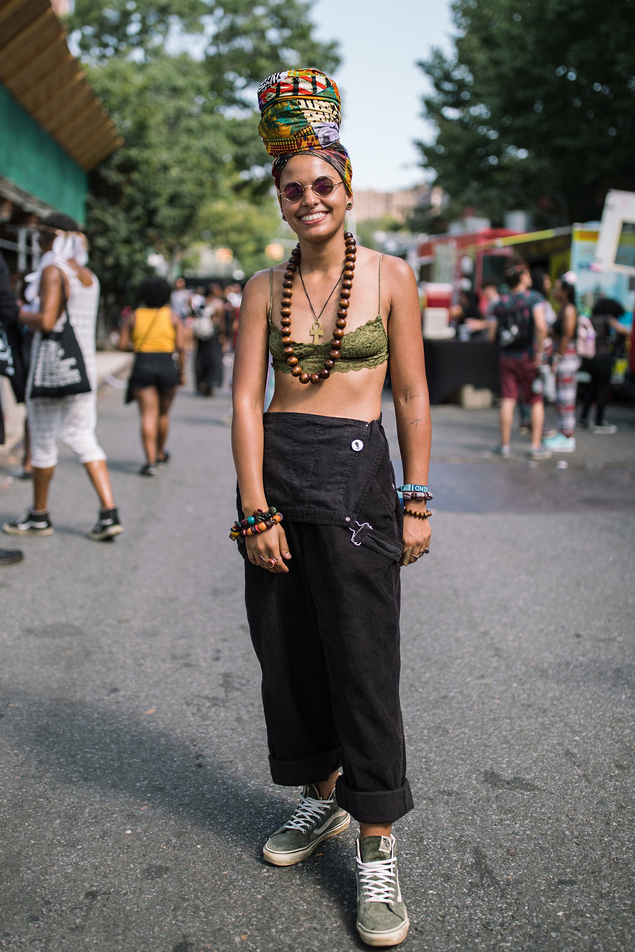 She Cute! All Of The Best Street Style Looks From This Year’s AFROPUNK Festival