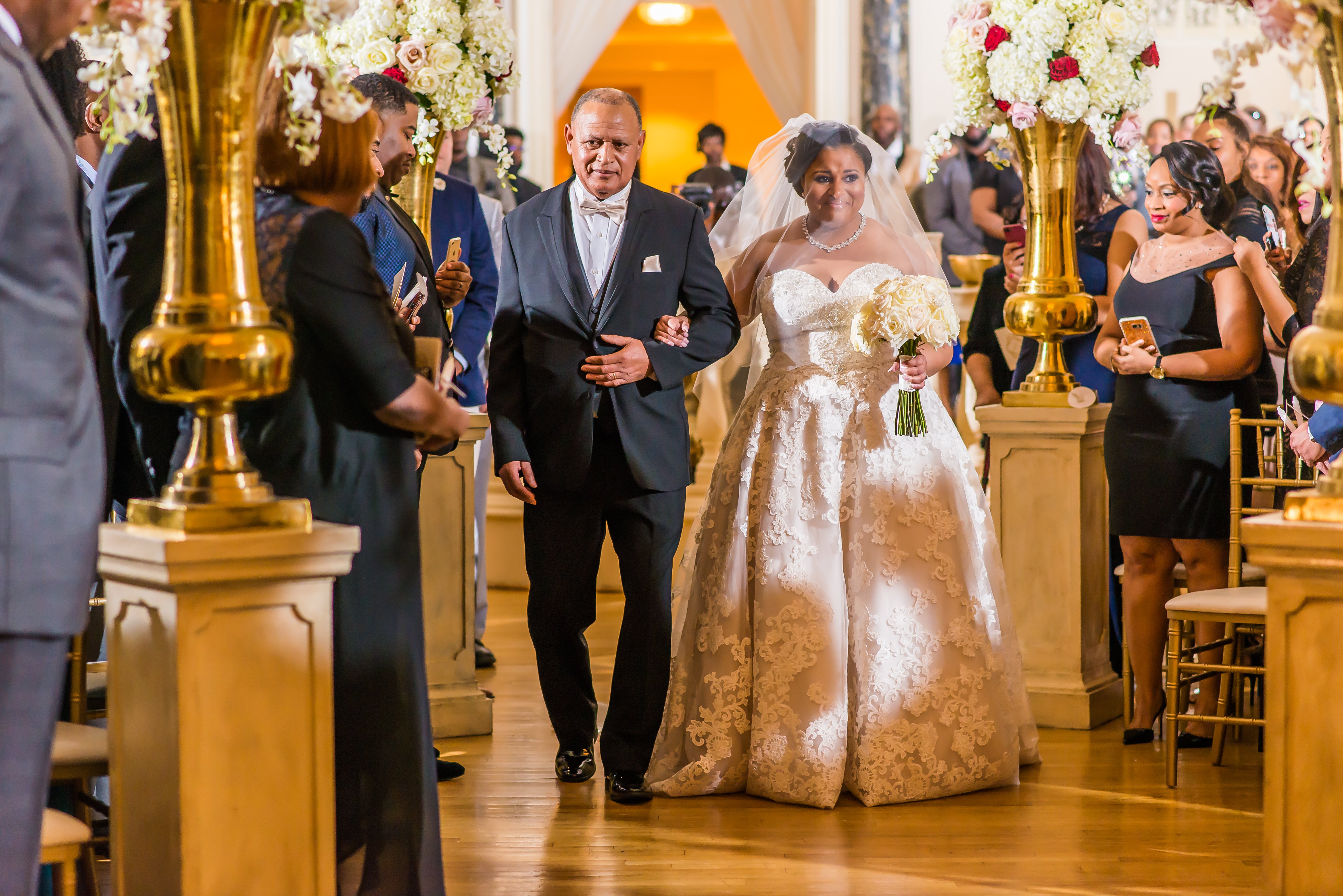 Bridal Bliss: Andre And Kimberly Had A Romantic Wedding Day In Atlanta