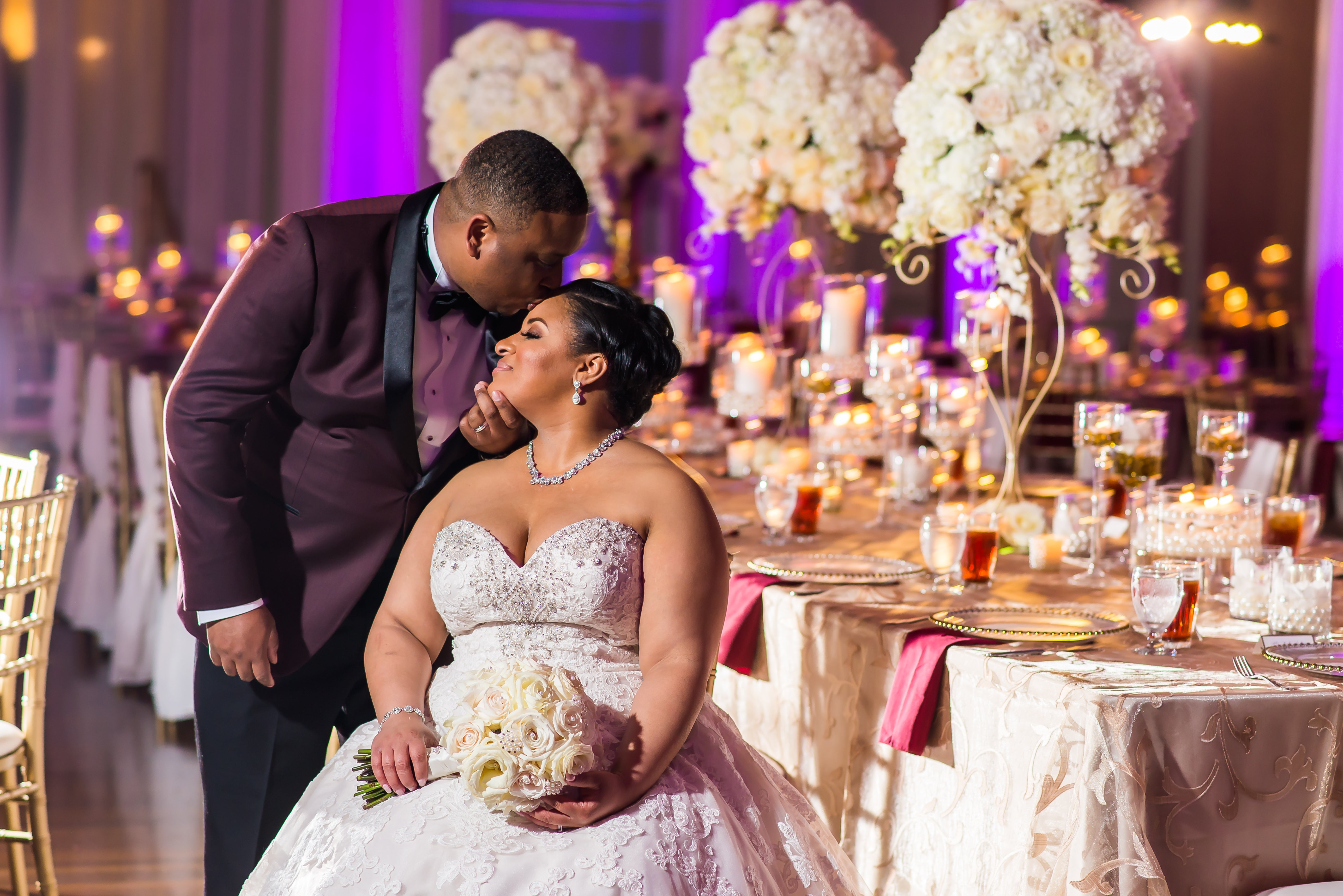 Bridal Bliss: Andre And Kimberly Had A Romantic Wedding Day In Atlanta