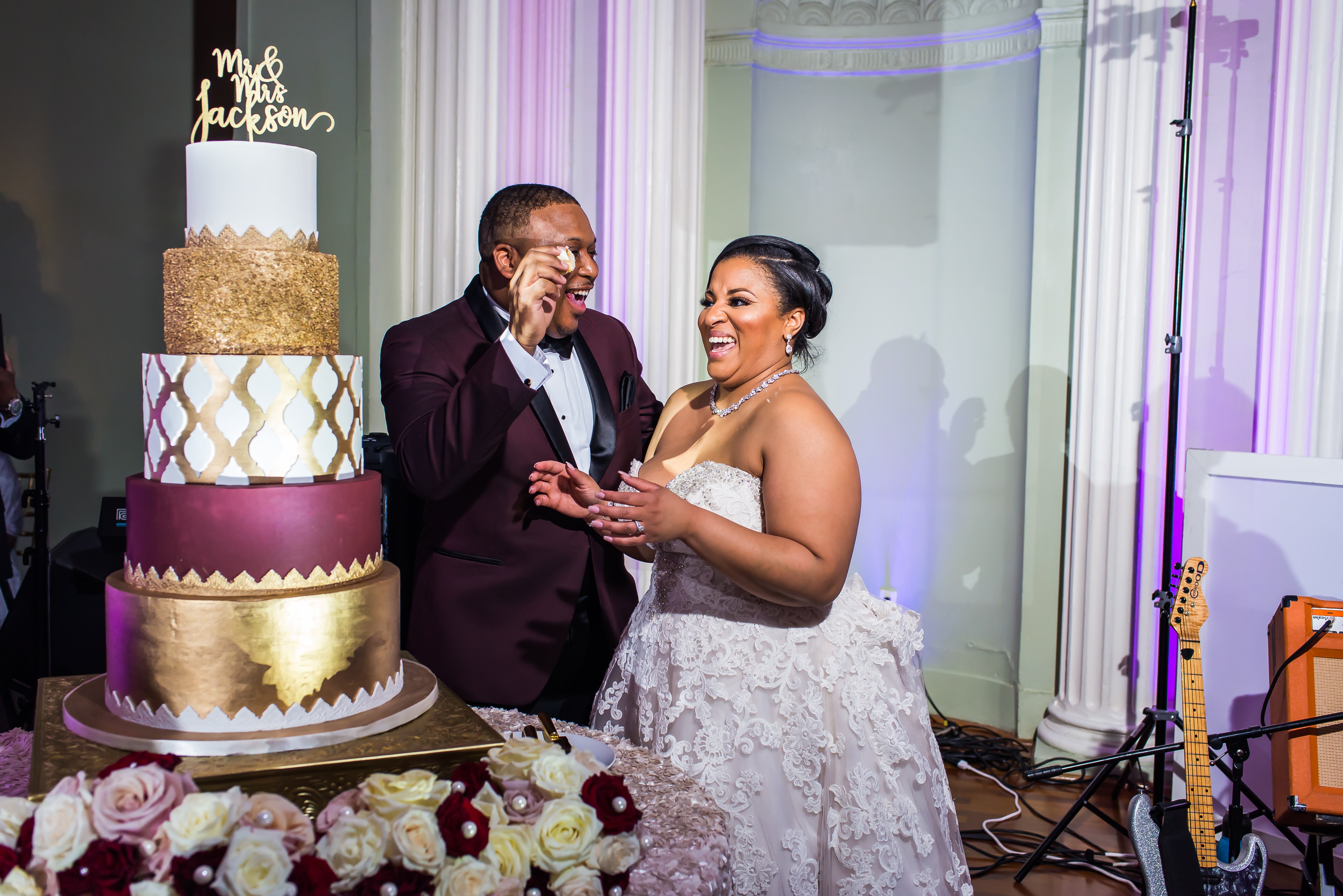 Bridal Bliss: Andre And Kimberly Had A Romantic Wedding Day In Atlanta