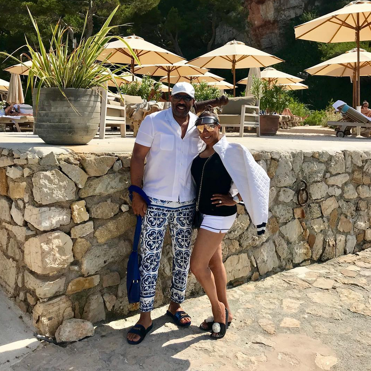 Our Favorite Steve and Marjorie Harvey Vacation Moments Through The Years