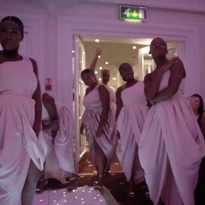 Black Wedding Moment Of The Day: These Bridesmaids Made The Perfect Reception Entrance