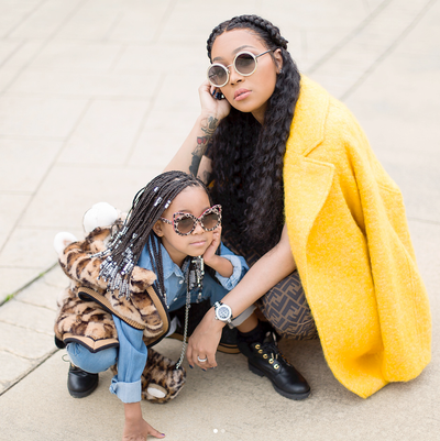 The Sweetest Mommy And Me Moments Between Monica And Her Daughter Laiyah