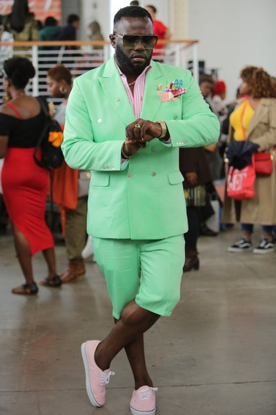 The Fellas Came Out To Slay At ESSENCE Street Style