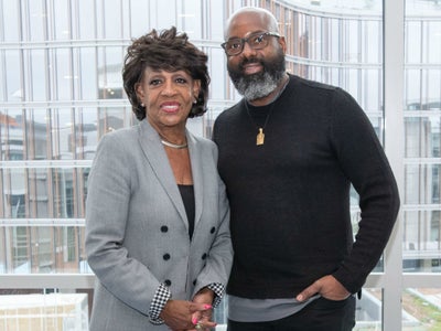 Maxine Waters and CEO of Essence Ventures Richelieu Dennis Discuss Black Purchasing Power