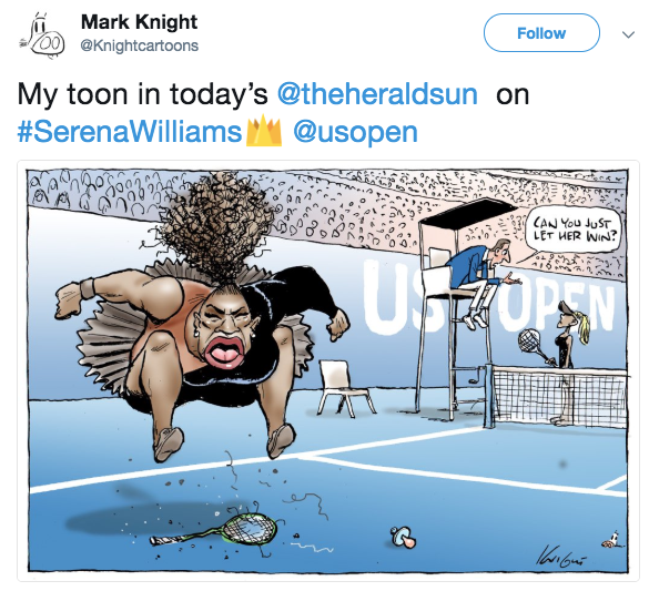 So…About Mark Knight’s Racist Serena Williams Cartoon
