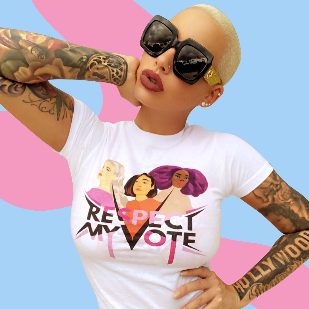 Amber Rose Wants You To Respect Her Vote And SlutWalk