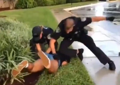 Black Teen Girl Caught on Camera Being Punched While Restrained By Florida Cops