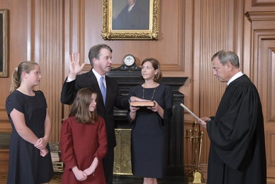 Brett Kavanaugh Sworn In To The Supreme Court In Time To Hear Cases Next Week