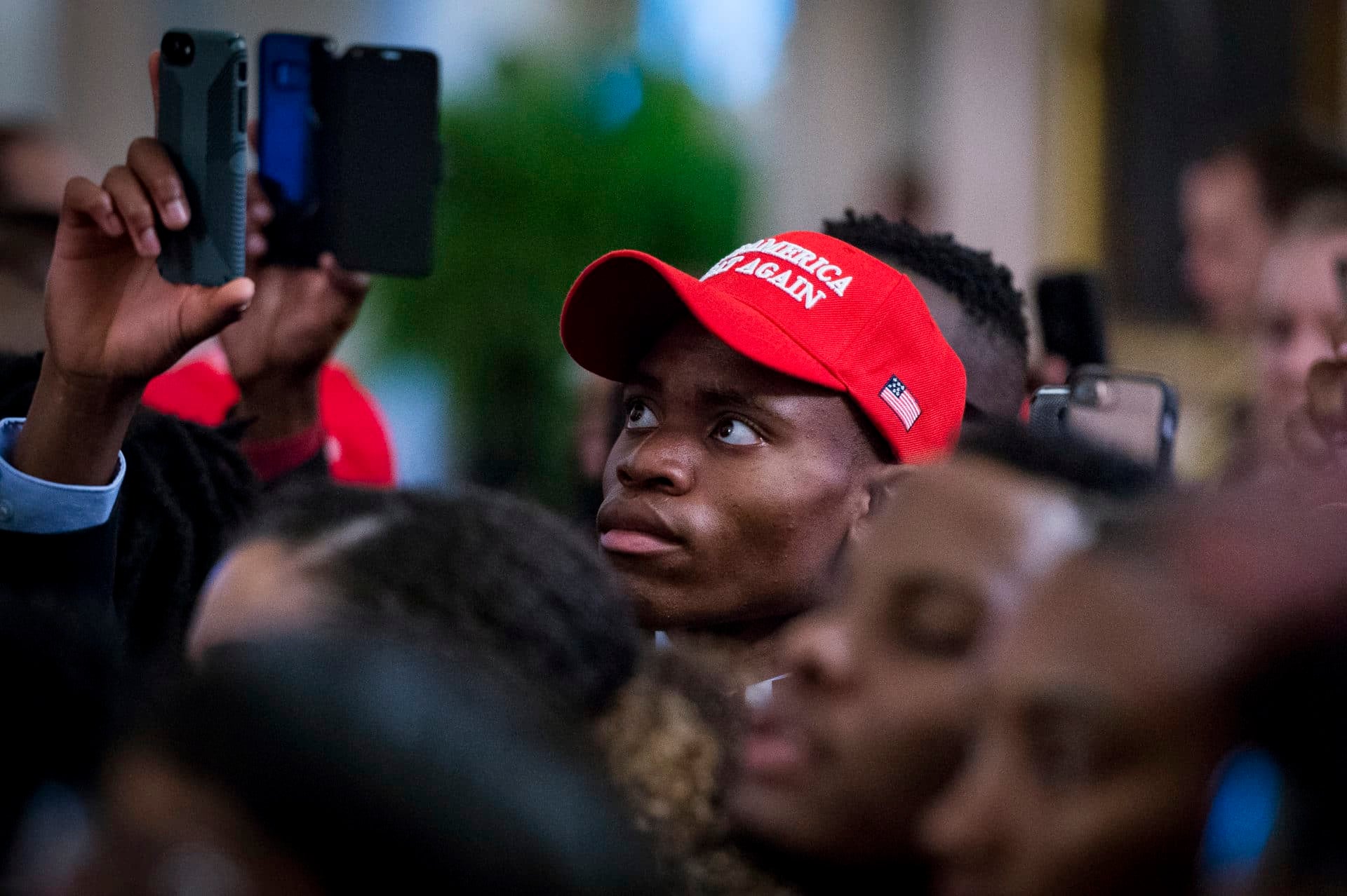 Live From The Sunken Place: Trump Attends MAGA-Cap-Wearing Young Black Leadership Summit