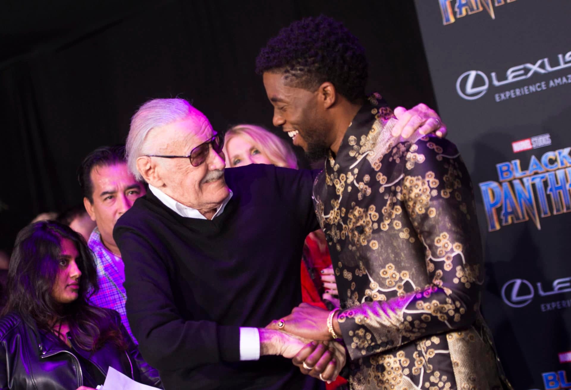 Chadwick Boseman Remembers The Late Stan Lee Off With Wakandan-Style Salute