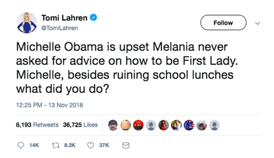 Tomi Lahren Launches Another Pathetic Attempt At Attacking Michelle Obama