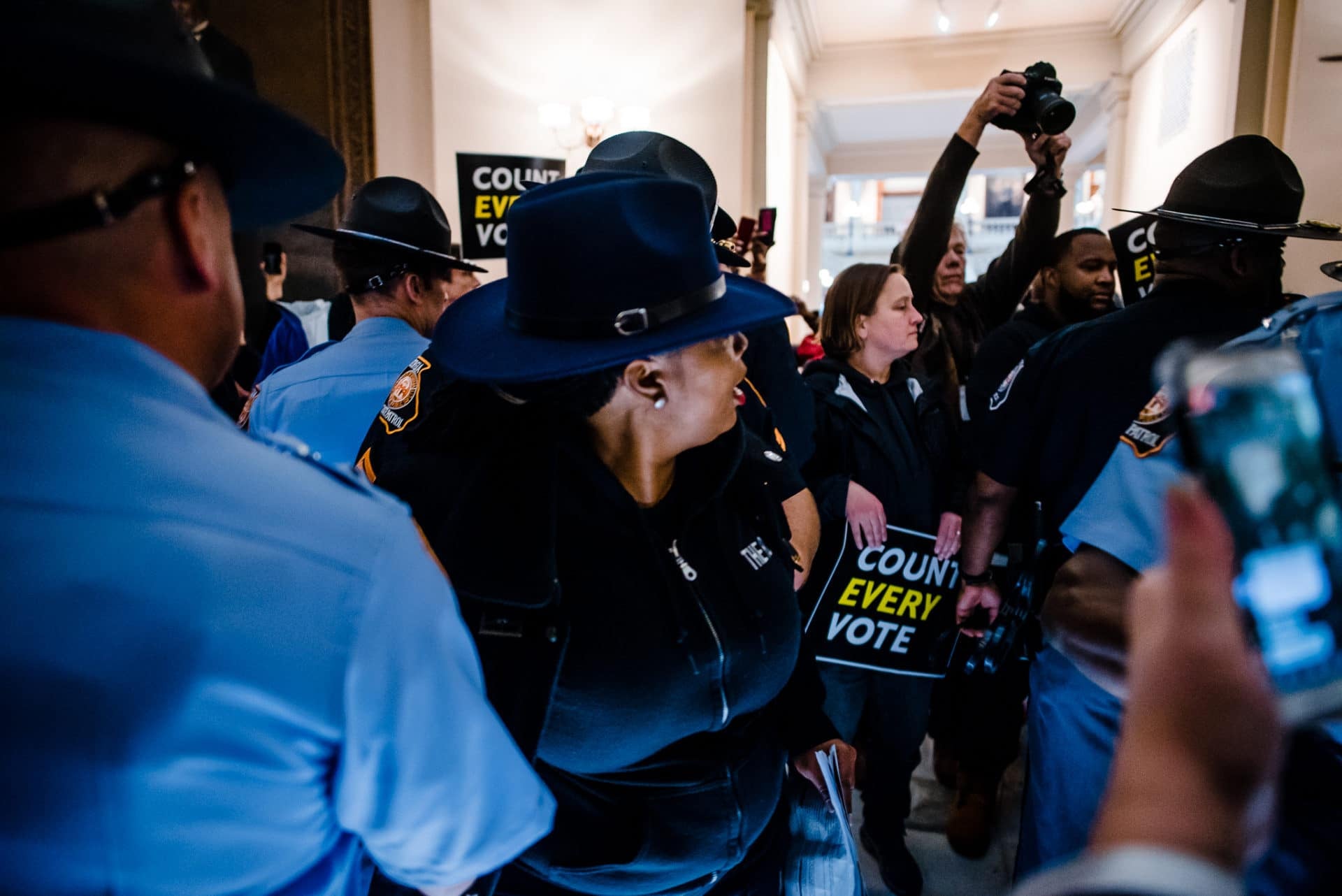 Protestors Arrested In Georgia For Demanding Every Midterm Vote Be Counted