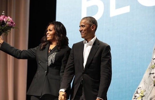 Michelle Obama Brought Out President Obama On Washington, D.C., Book Tour Stop—And It Was Everything!