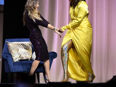 Michelle Obama’s Metallic Boots Gave Us So Much Life We Had To Get The Details!