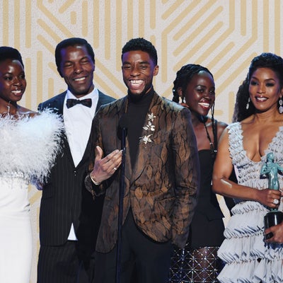 Chadwick Boseman Takes Us To Church After ‘Black Panther’ Wins Top Prize At Sag Awards