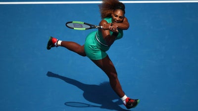 Serena Williams Consoles Opponent After Winning 1st Round At Australian Open