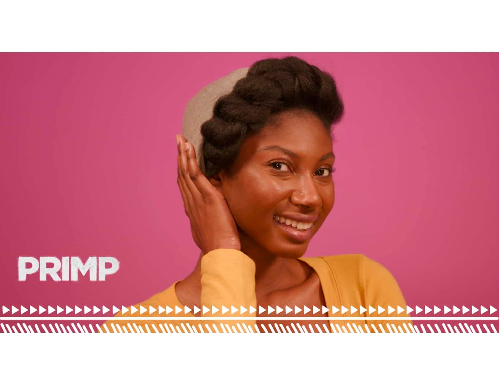 Watch 'PRIMP': Learn A Few Stylish Ways To Wear Your Natural Hair Underneath Your Hat