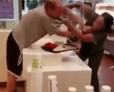 White Man Tries To Run Up On Black McDonald’s Employee, Immediately Gets Done Up