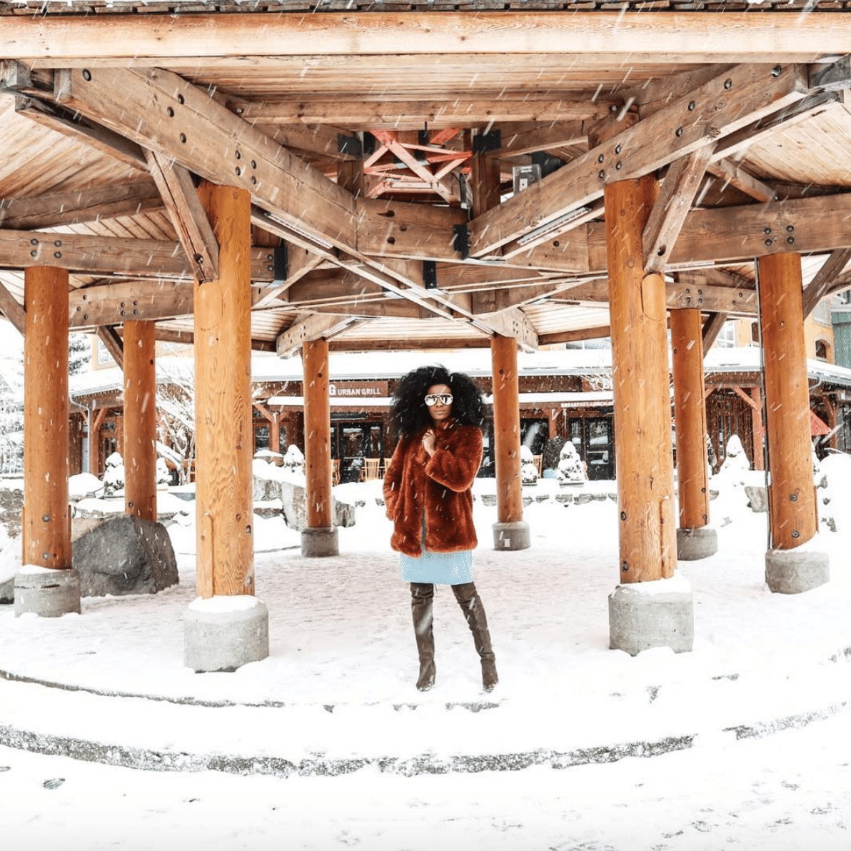10 Times Black Women Brought the Heat to Cold Weather Getaways