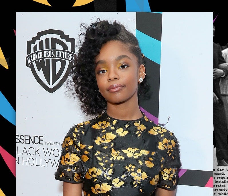 Marsai Martin Honored With Reign On Award On Black Women In Hollywood Red Carpet