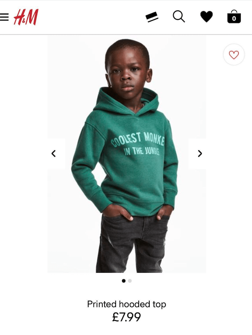 gucci sweatshirt racist