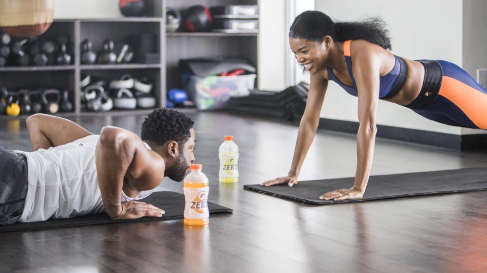 Exclusive Gabrielle Union and Dwyane Wade Go To Battle In Hilarious