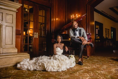 Bridal Bliss: Raquel and Jahlell Had A Regal Wedding Fit For A King and Queen