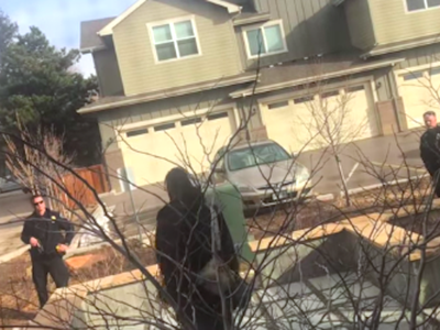 Black Man Picking Up Trash In Front Of His Own House Confronted By Cops With Guns Drawn
