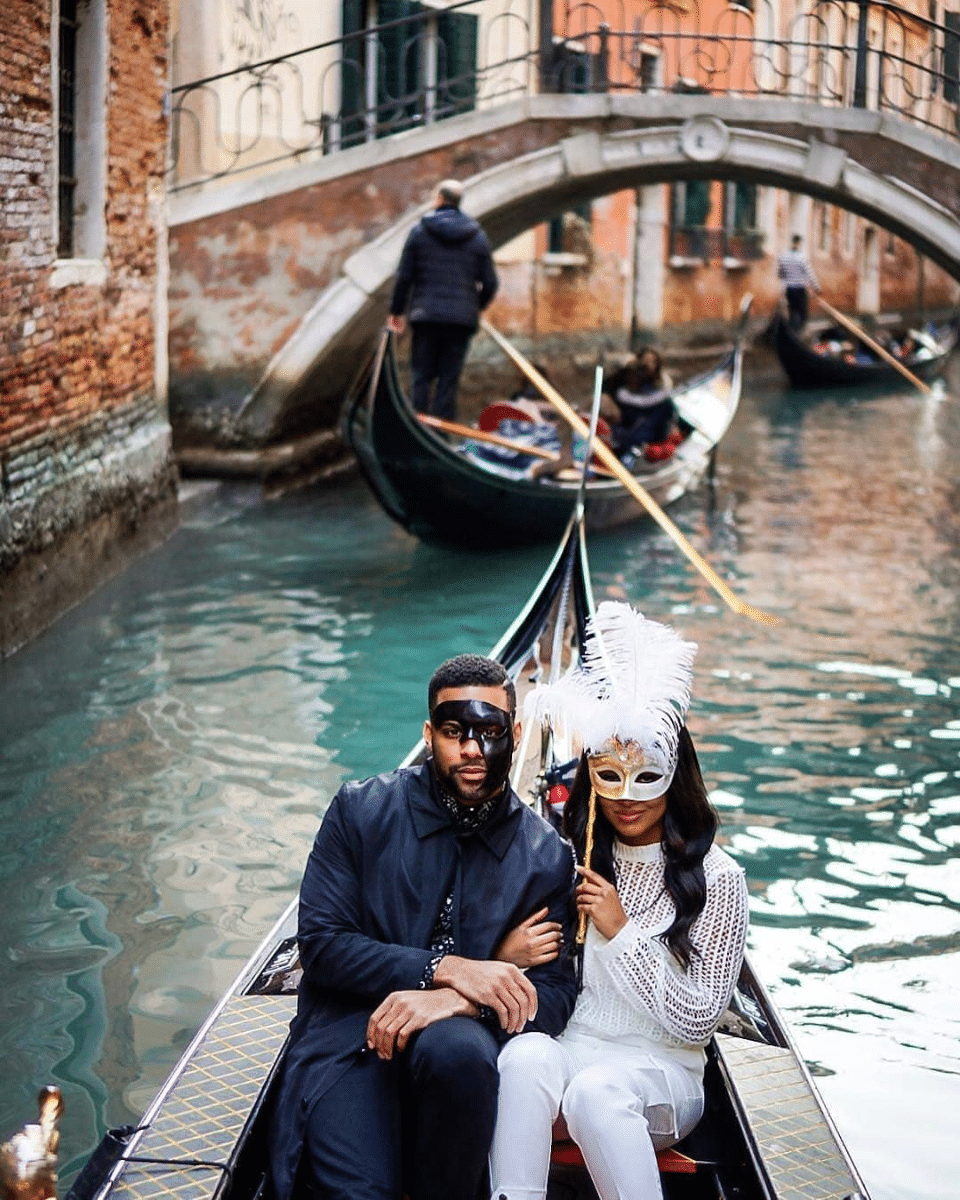 Black Travel Moment of the Day: This Couple Leveled Up Their Romantic Gondola Ride In Italy