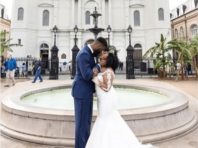 Black Wedding Moment Of The Day: Yes To This Bride and Groom’s Wedding Second Line In New Orleans