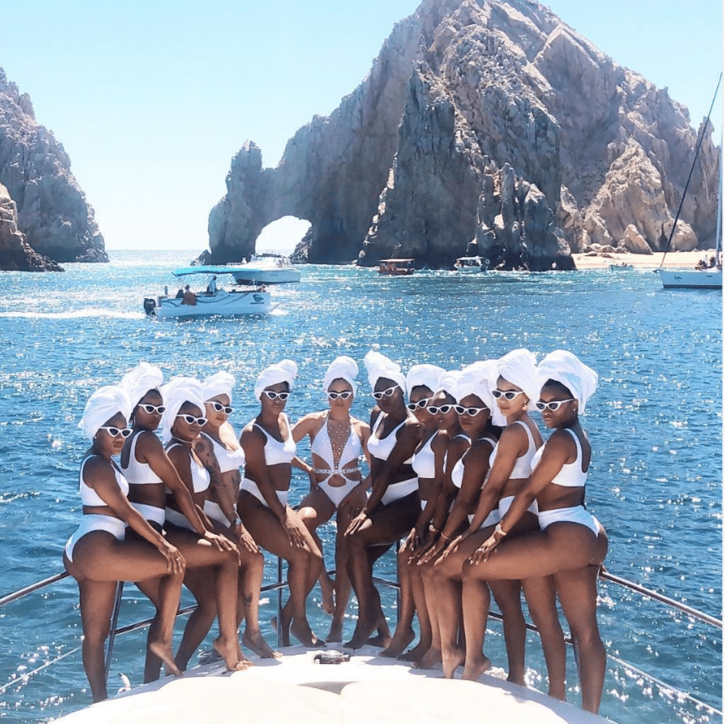 Black Wedding Moment Of The Day: This Bachelorette Squad Just Crushed Their Yacht Moment in Mexico
