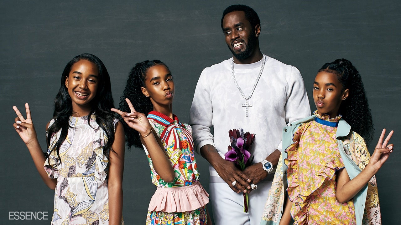 Diddy and Daughters Grace The Cover of ESSENCE As He Opens ...