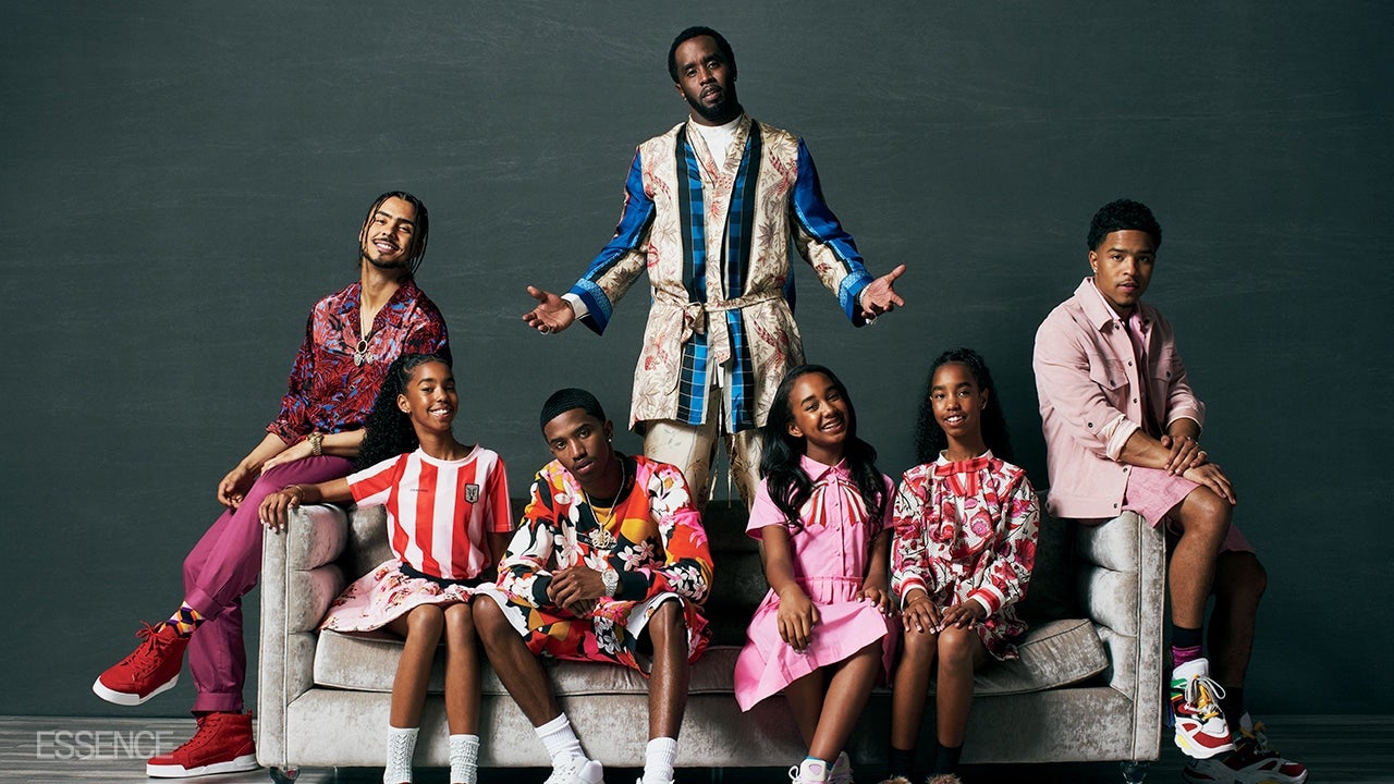 Diddy and Daughters Grace The Cover of ESSENCE As He Opens Up About Loving and Losing Kim Porter