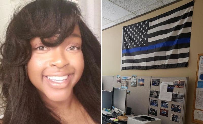 Black Corrections Employee Who Complained About 'Blue Lives Matter' Flag Receives $100,000 Settlement